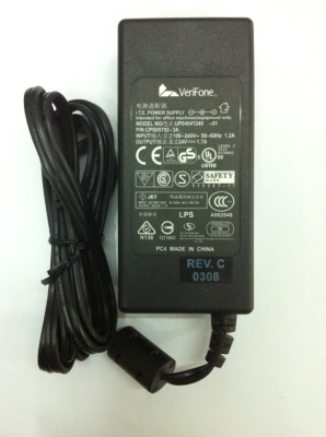 New VeriFone UP04041240 CPS05792-3A 24V 1.7A AC ADAPTER POWER SUPPLY